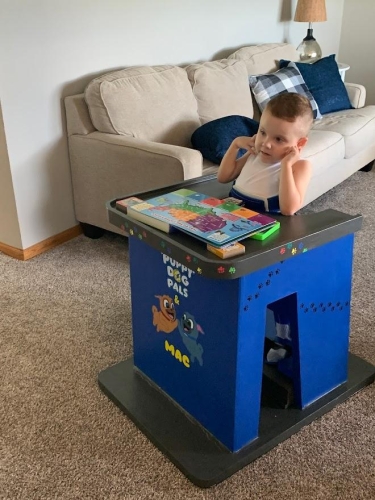 A child with an adaptation